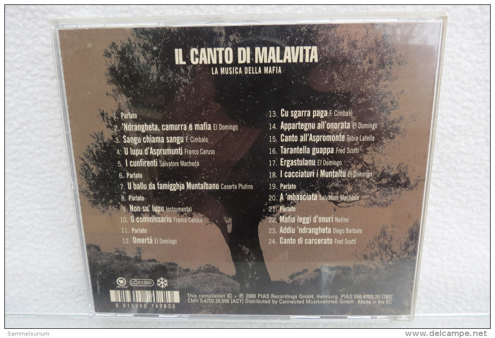 CD "IL CANTO DI MALAVITA" La Musica Della Mafia - Andere - Italiaans