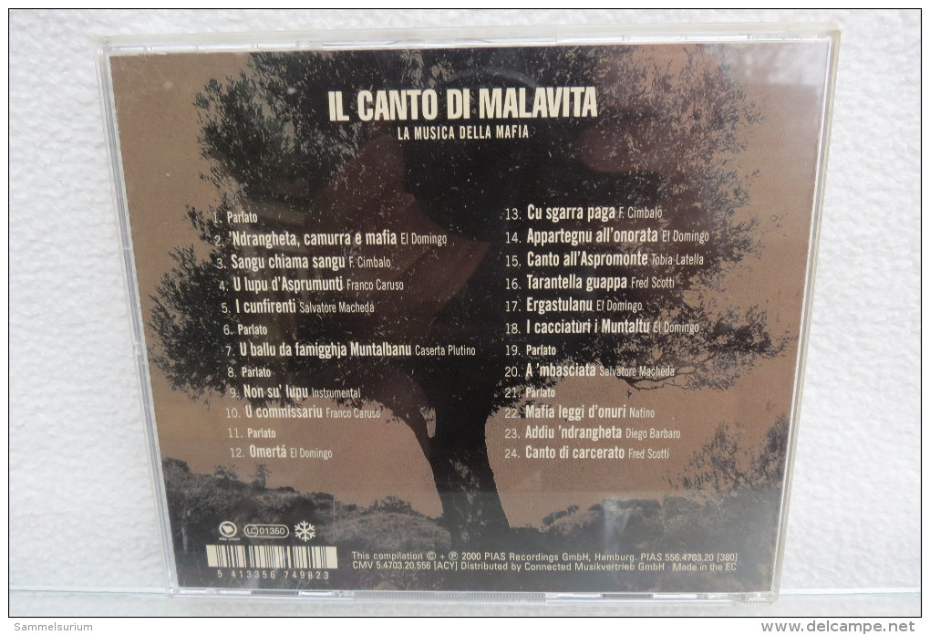 CD "IL CANTO DI MALAVITA" La Musica Della Mafia - Sonstige - Italienische Musik
