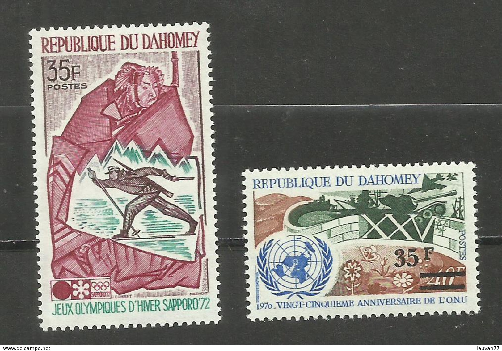 Dahomey N°311, 312 Neufs** Cote 3.25 Euros - Benin – Dahomey (1960-...)