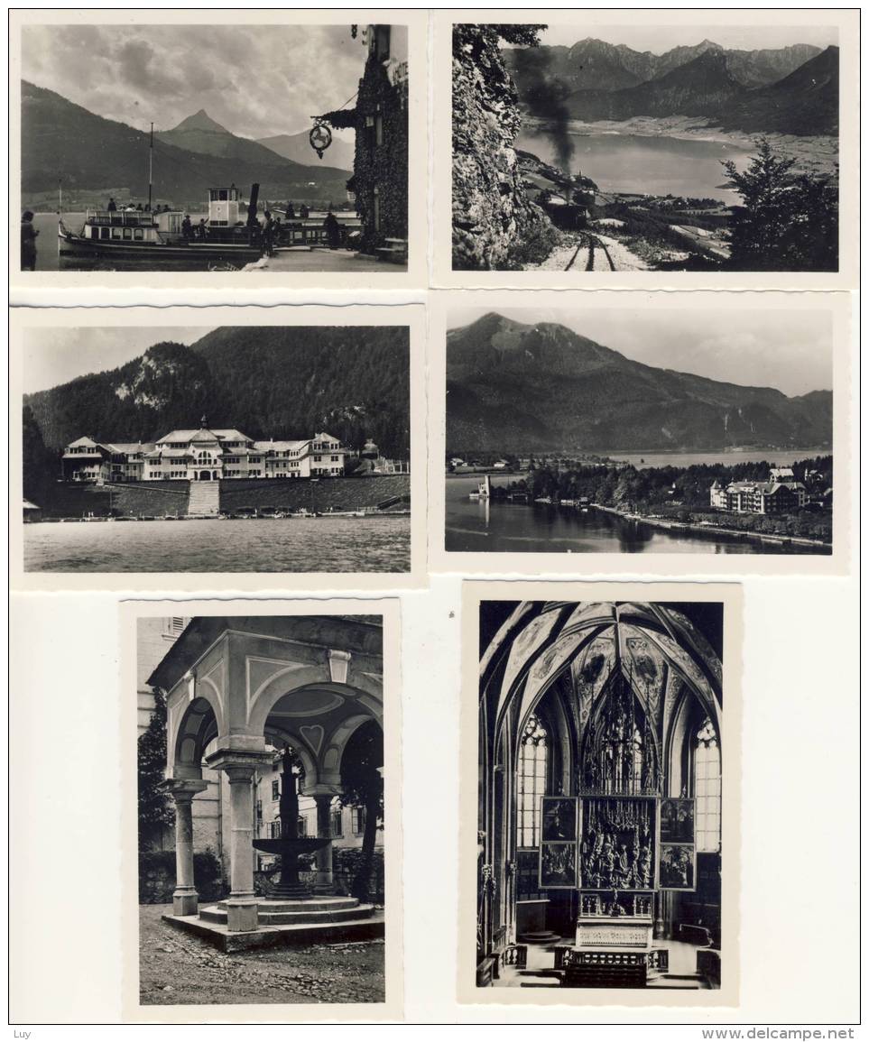 ST. WOLFGANG Im Salzkammergut, 10 Originalphotos, Kleinbilder, Bergwelt-Verlag Jurischek - St. Wolfgang