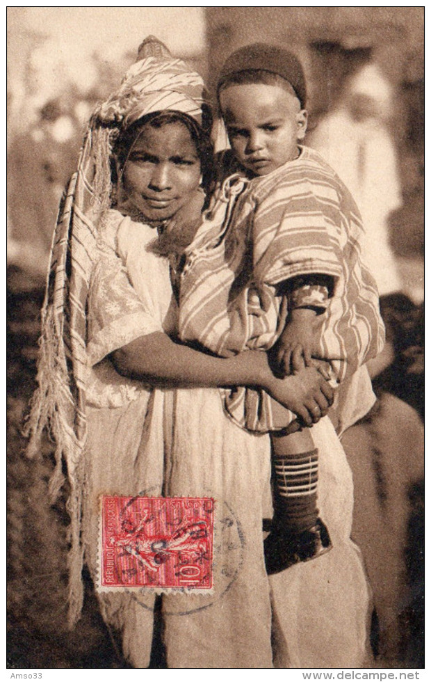 7981. CPA ALGERIE. ENFANTS ARABES. - Enfants