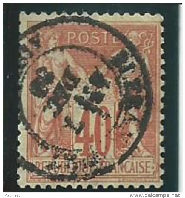 FRANCE: Obl., N°70, Bien Centré, AB - 1876-1878 Sage (Type I)