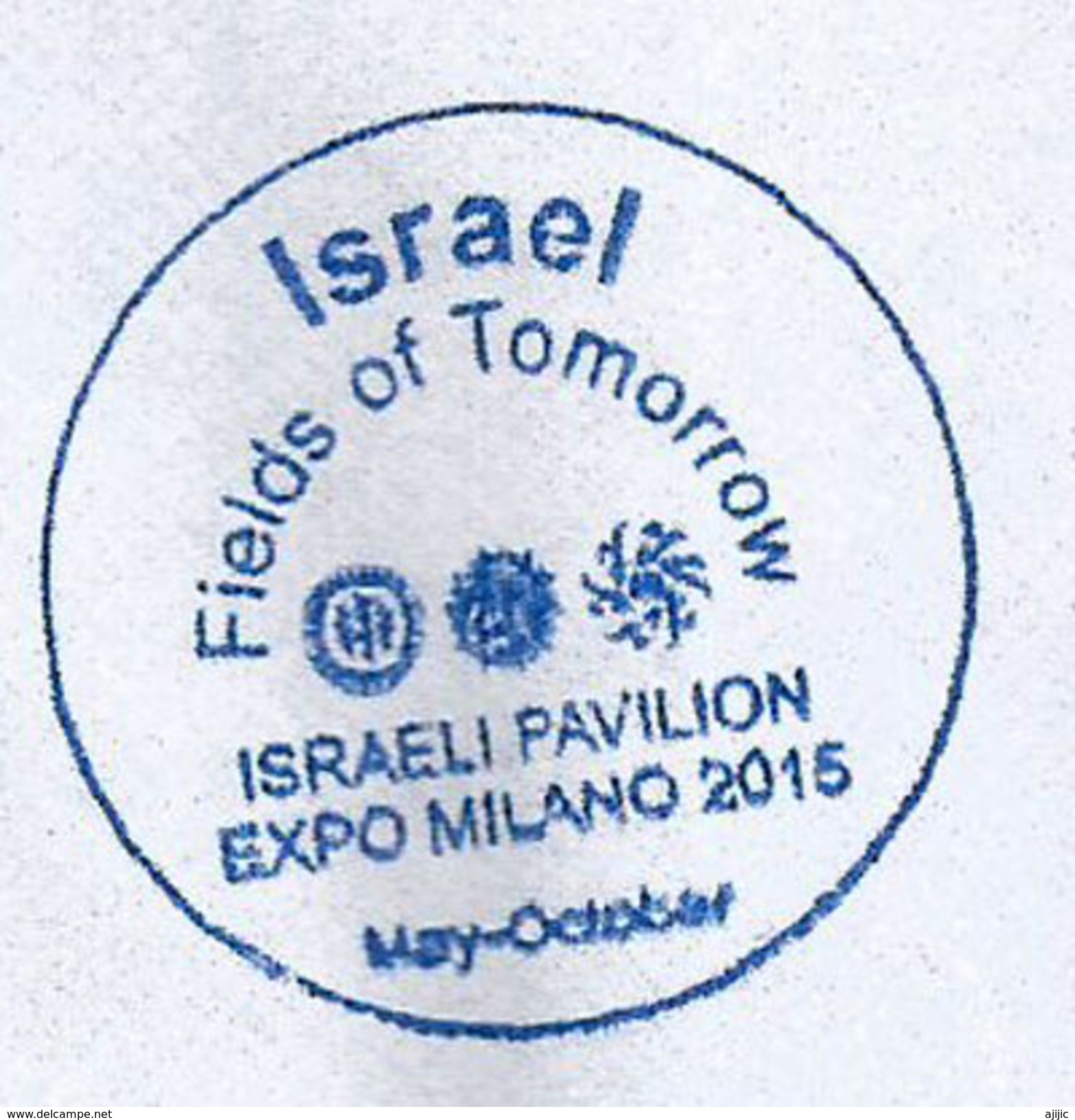 ISRAEL. EXPO MILAN 2015 "FIELDS OF TOMORROW" Belle Lettre Du Pavillon Israël à Milan,adressée ANDORRA - Cartas & Documentos