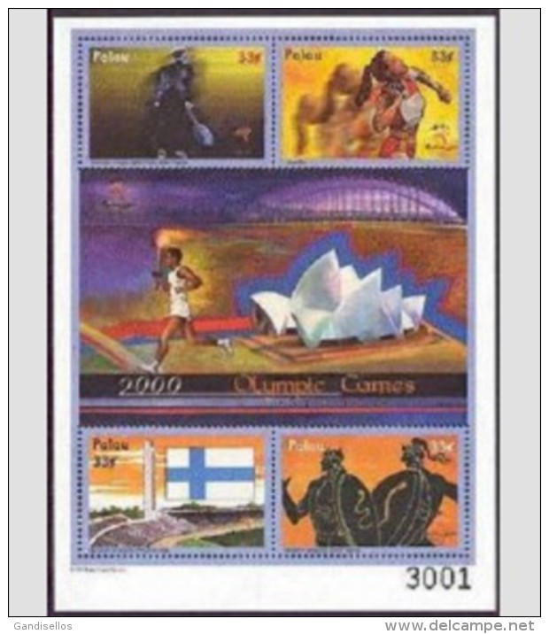 PALAU SHEET JEUX OLYMPIQUES OLYMPIC GAMES SPORTS 2000 - Sommer 2000: Sydney