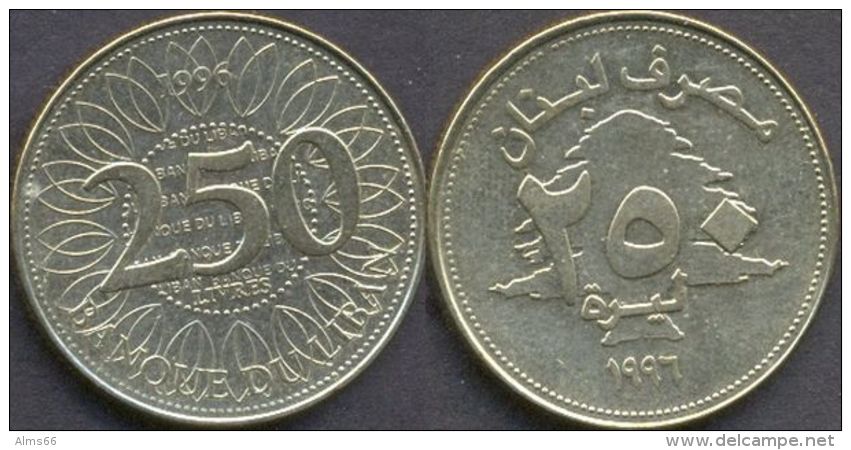 Lebanon 250 Livres 1996 XF+ - Libanon