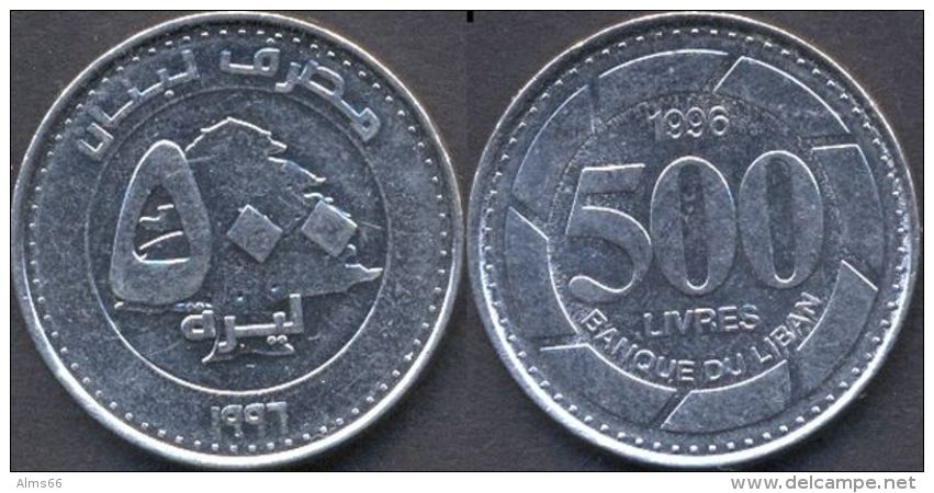 Lebanon 500 Livres 1996 XF - Líbano