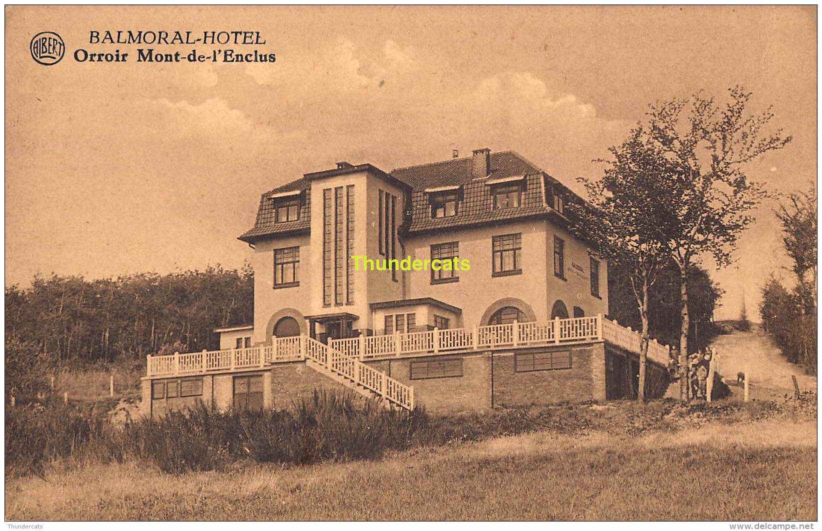 CPA BALMORAL HOTEL ORROIR MONT DE L'ENCLUS - Mont-de-l'Enclus