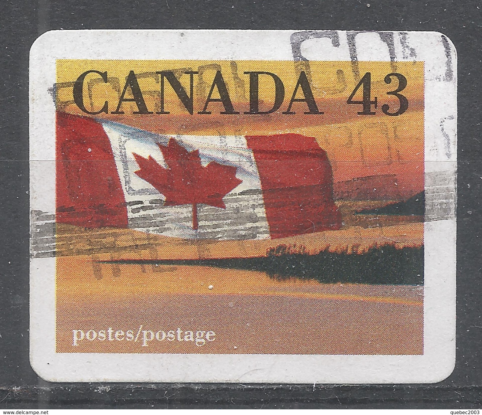 Canada 1993. Scott #1389 (U) Flag - Used Stamps