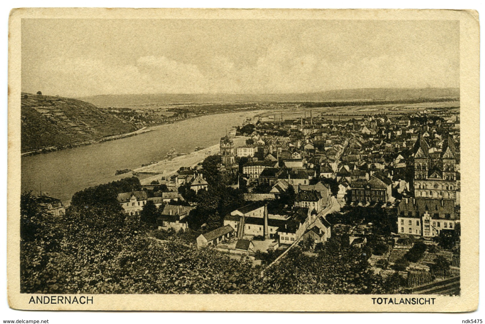 ALLEMAGNE : ANDERNACH - TOTALANSICHT - Andernach