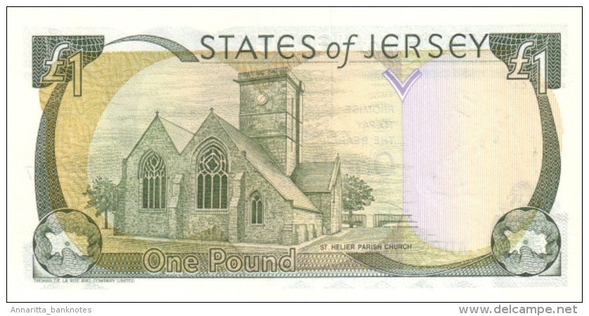 JERSEY 1 POUND ND (2000) P-26 UNC SIGN: IAN BLACK [JE120b] - Jersey