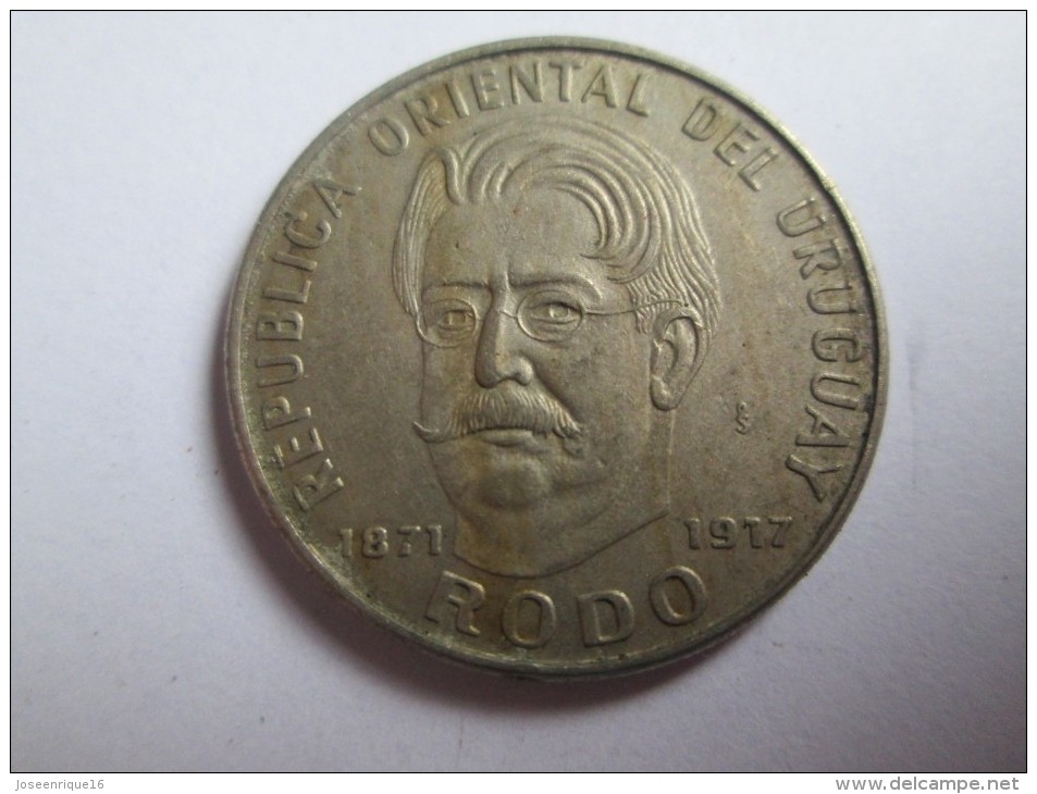 1971 URUGUAY 50 PESOS, MONEDA MONNAIE COIN - JOSE ENRIQUE RODO - Uruguay