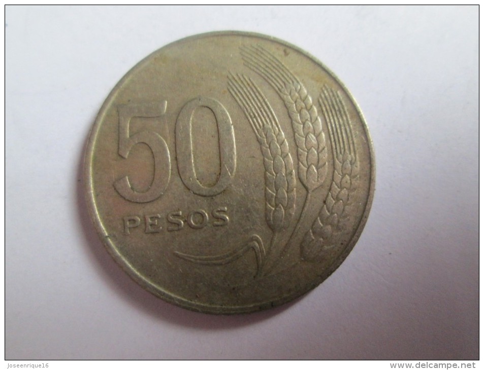 1970 URUGUAY 50 PESOS, MONEDA MONNAIE COIN - Uruguay