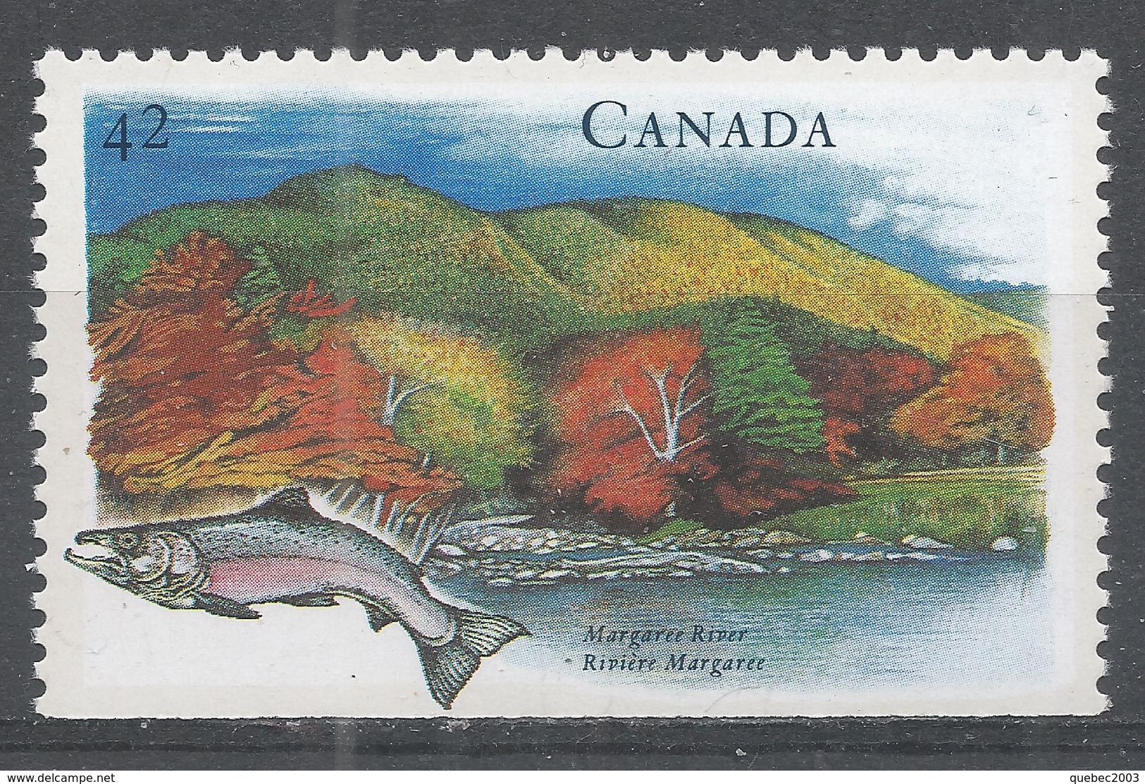 Canada 1992. Scott #1408 (MNH) Canadian Rivers, Margaree - Neufs