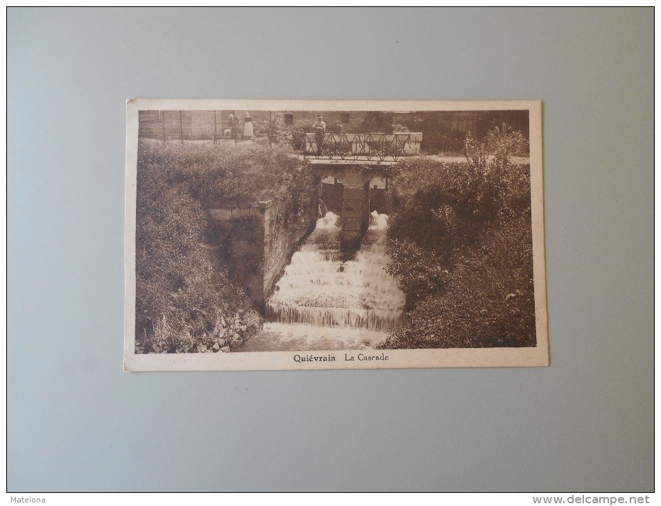 BELGIQUE HAINAUT QUIEVRAIN LA CASCADE - Quiévrain