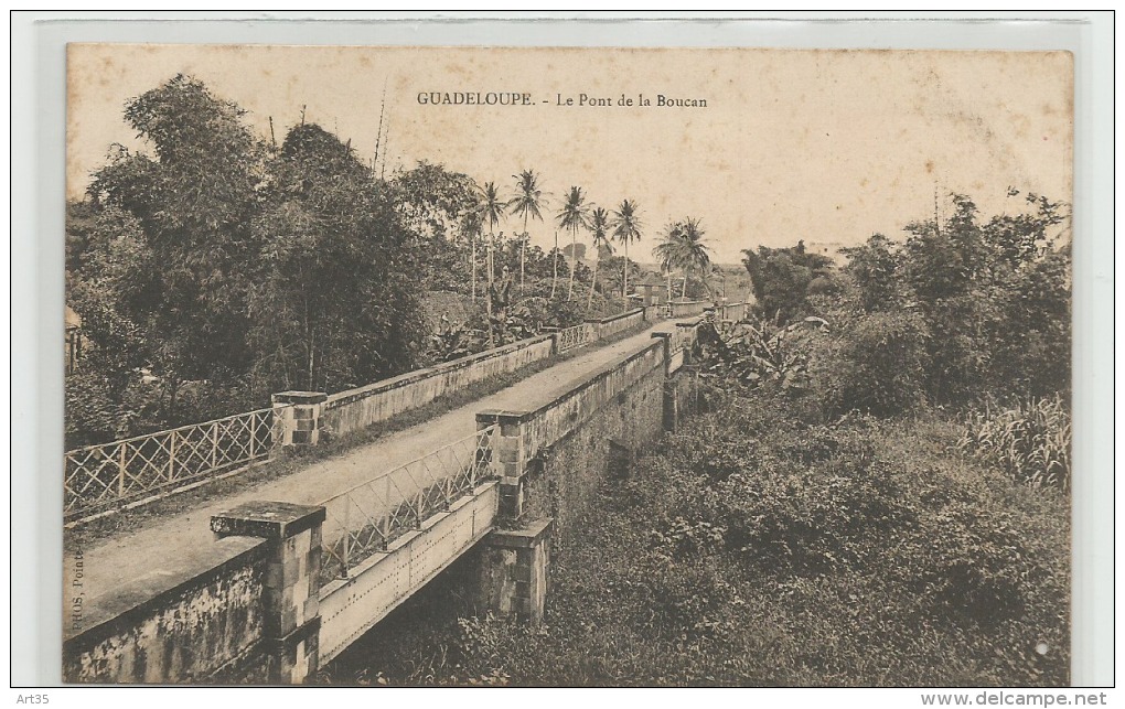 CPA  GUADELOUPE - Le PONT De La BOUCAN  C241 - Pointe A Pitre