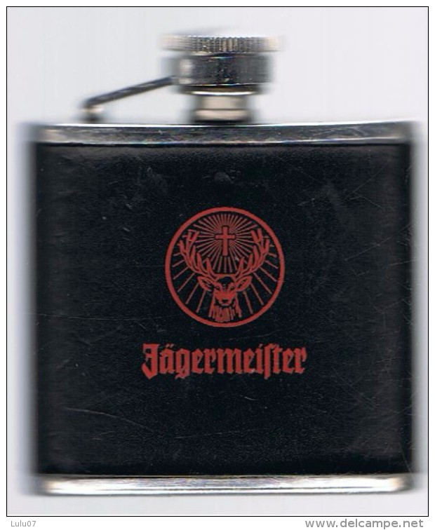 Flasque   8 Cm X 7 Cmx  2 Cm Stainless Steel   3 Oz   Décor Cerf - Whisky