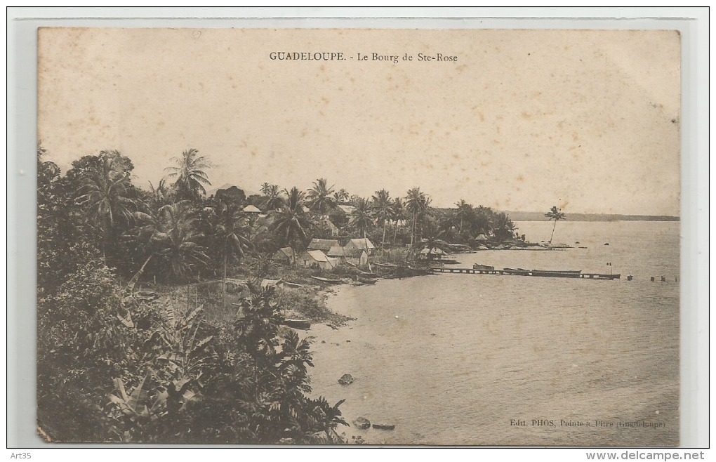 CPA GUADELOUPE  Le Bourg De Ste-Rose   C241 - Autres & Non Classés