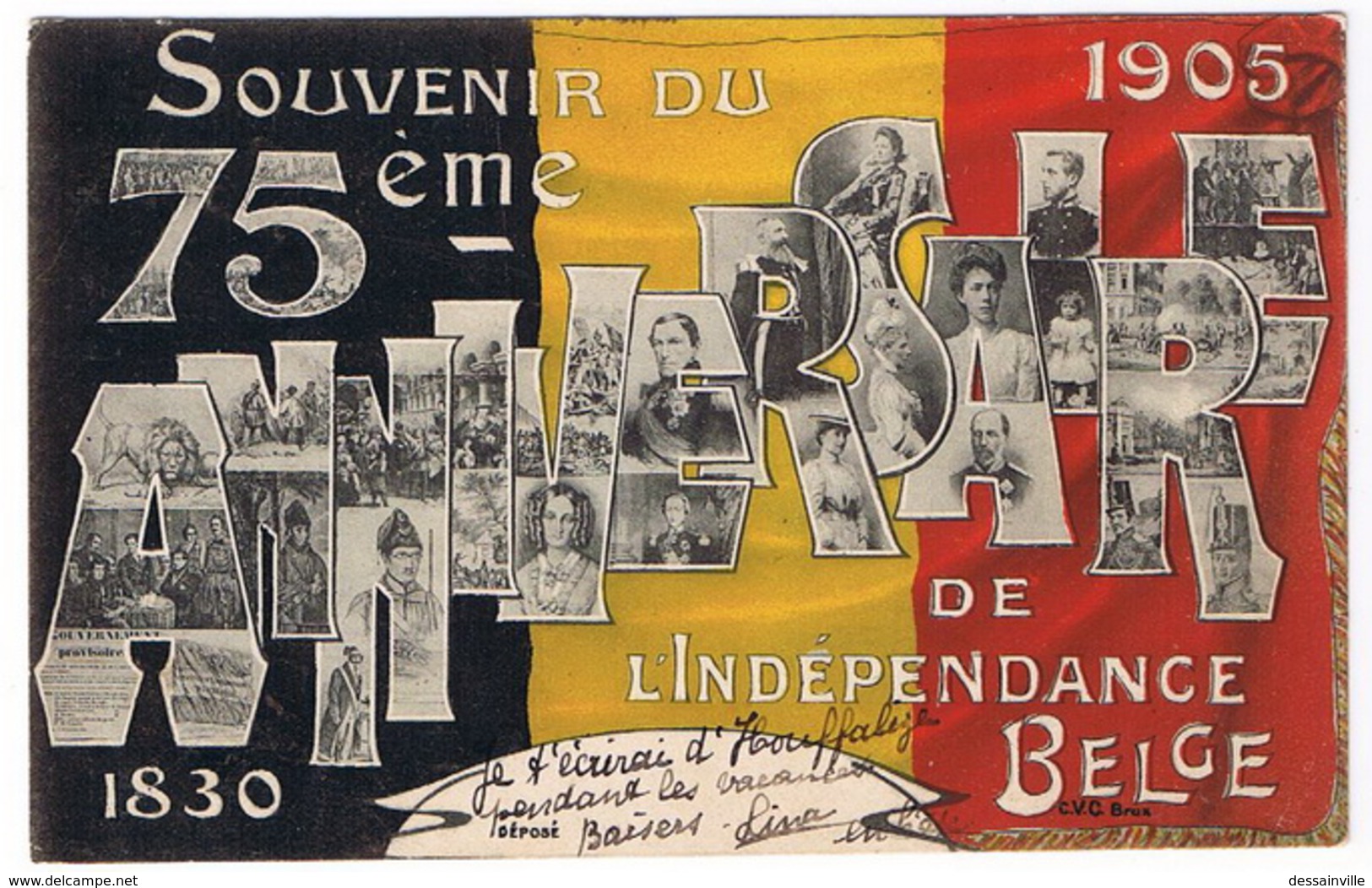 BELGIQUE  Souvenir Du 75 ème ANNIVERSAIRE De L'indépendance 1830-1905 - Altri & Non Classificati