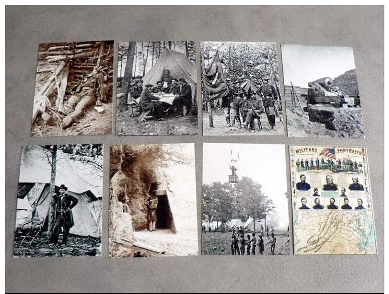 LOT  RETIRAGES  PHOTOS    LES PLUS BELLES PHOTOS DE LA GUERRE DE SECESSION ..... - Altri & Non Classificati