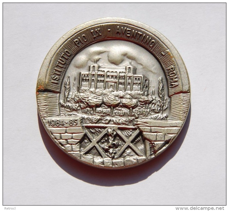 Medal EDMONDO DE AMICIS 1846-1908 - Instituto PIO IX - Royaux/De Noblesse