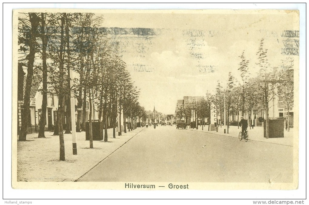 ANSICHTKAART * HILVERSUM * GROEST * GELOPEN IN 1940 NAAR OUDKARSPEL (3881a) - Hilversum