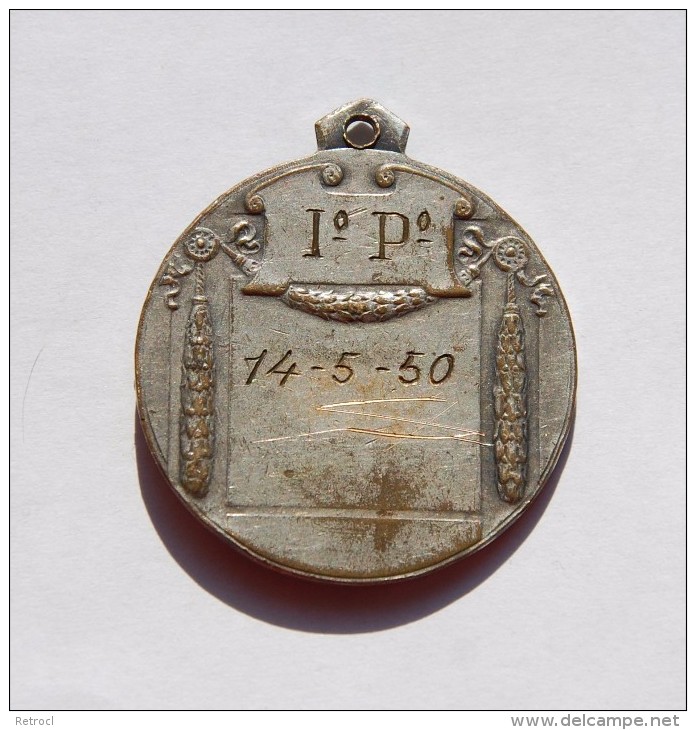 Pétanque (?) - Medaille 1950 - Pétanque