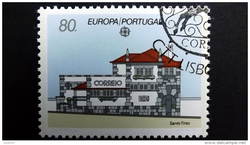 Portugal 1822 Oo/ESST, EUROPA/CEPT 1990, Postalische Einrichtungen, Postamt Santo Tirso - Gebraucht