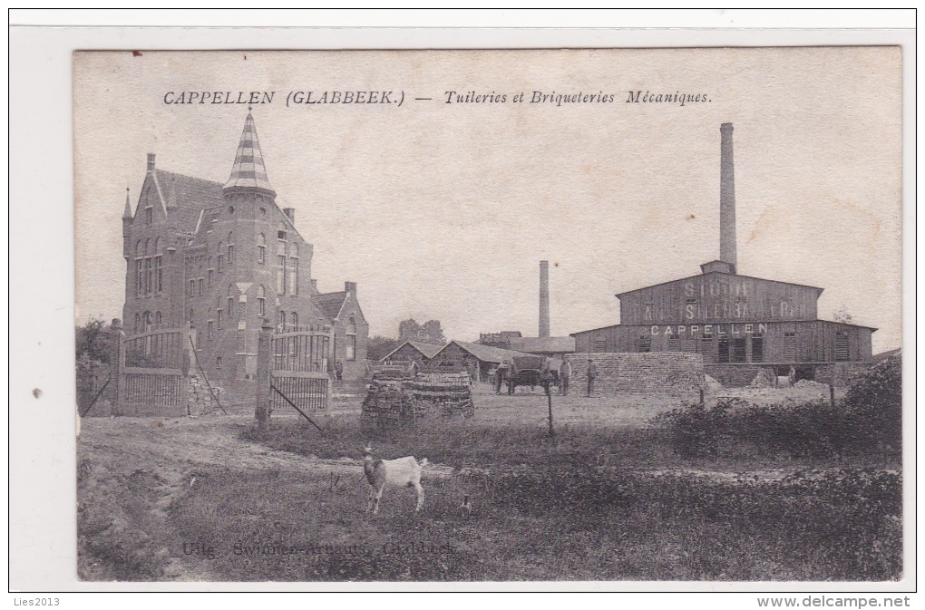 Cappellen (Glabbeek) , Tuileries Et Briqueteries Mecaniques, 2 Scans - Glabbeek-Zuurbemde