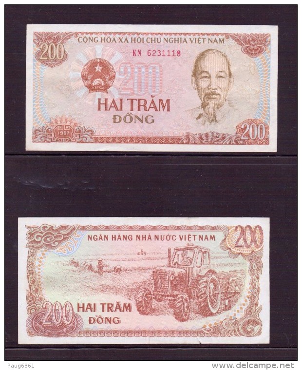 VIET-NAM 1987 200 DONGS NEUF UNC P100 - Vietnam