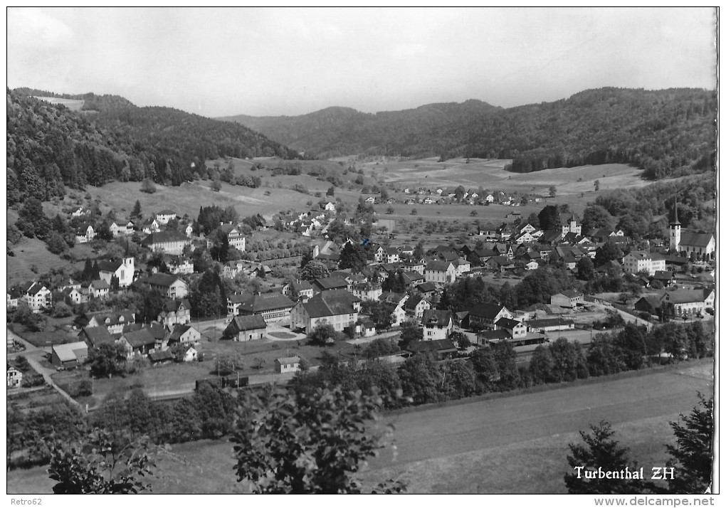 TURBENTHAL &#8594; Ansicht Aus Einer Anhöhe, Ca.1960 - Turbenthal