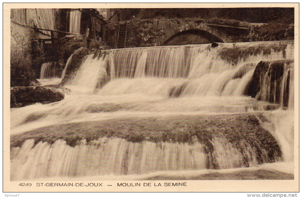 CPA SAINT GERMAIN DE JOUX - MOULIN DE LA SEMINE - Zonder Classificatie