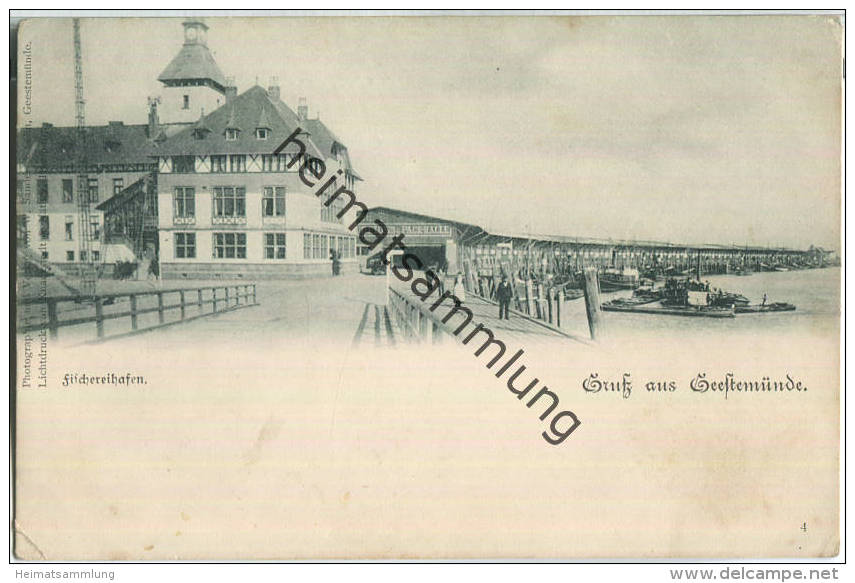 Geestemünde - Fischereihafen - Verlag Sander & Sohn Geestemünde - Bremerhaven