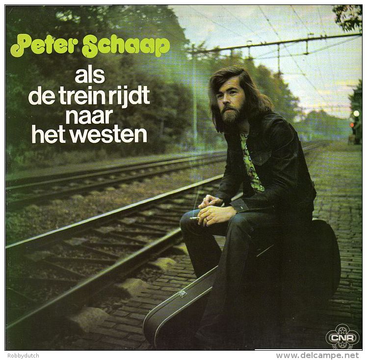 * LP *  PETER SCHAAP - ALS DE TREIN RIJDT NAAR HET WESTEN (Holland 1975 EX-!!!) - Andere - Nederlandstalig