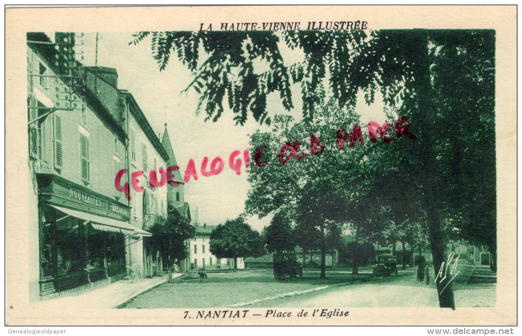 87 - NANTIAT - PLACE DE L' EGLISE - Nantiat