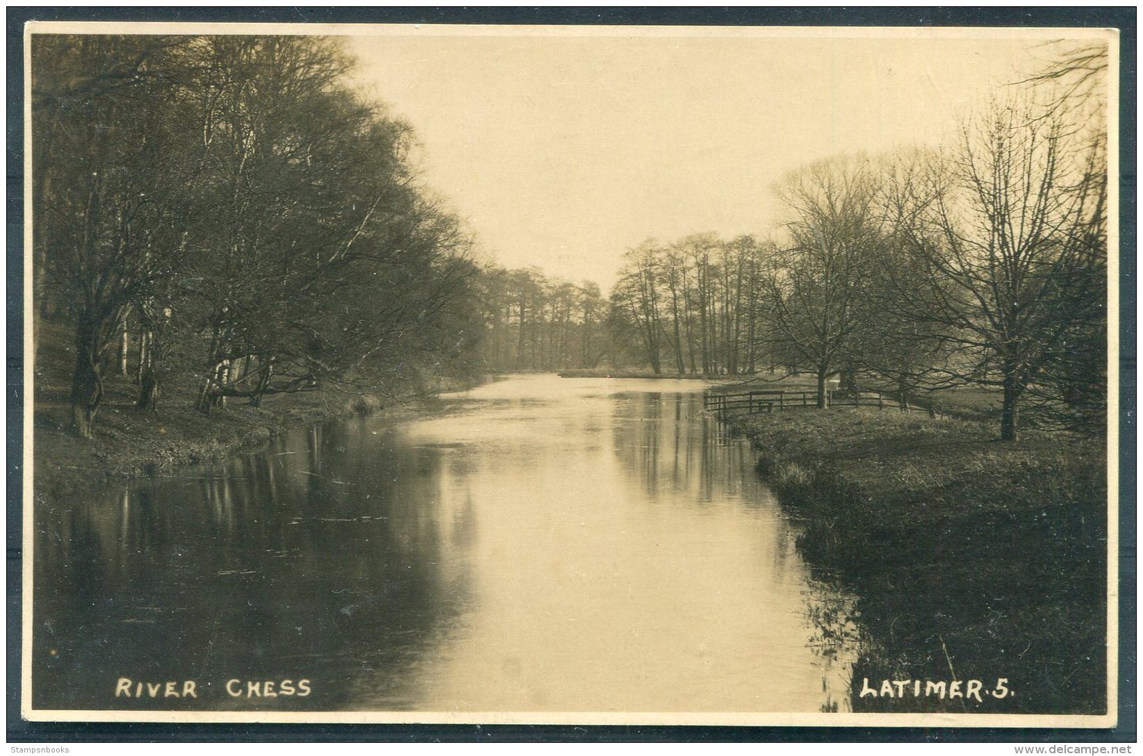 3 X  Buckinghamshire Latimer House, River Chess RP Postcards - Buckinghamshire