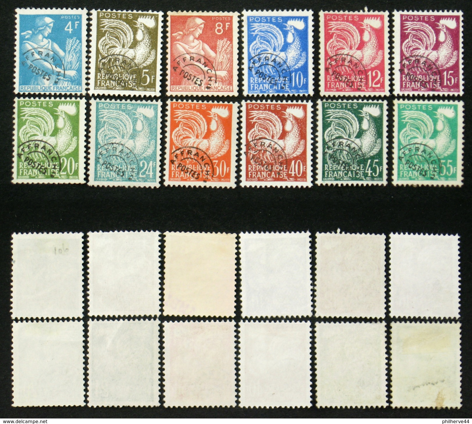 N° PREO 106 à 118 Neuf NSG TB Cote 45€ - 1953-1960
