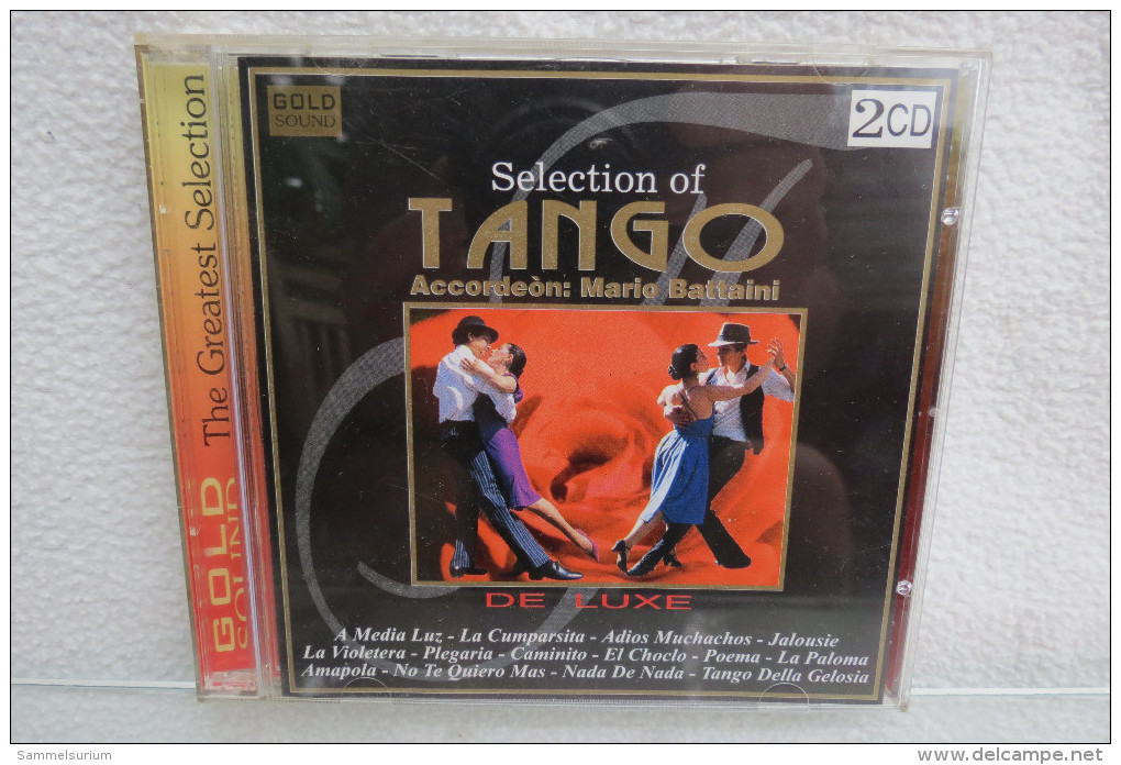 2 CD "Selection Of Tango" Accordeon Mario Battaini De Luxe - Instrumentaal