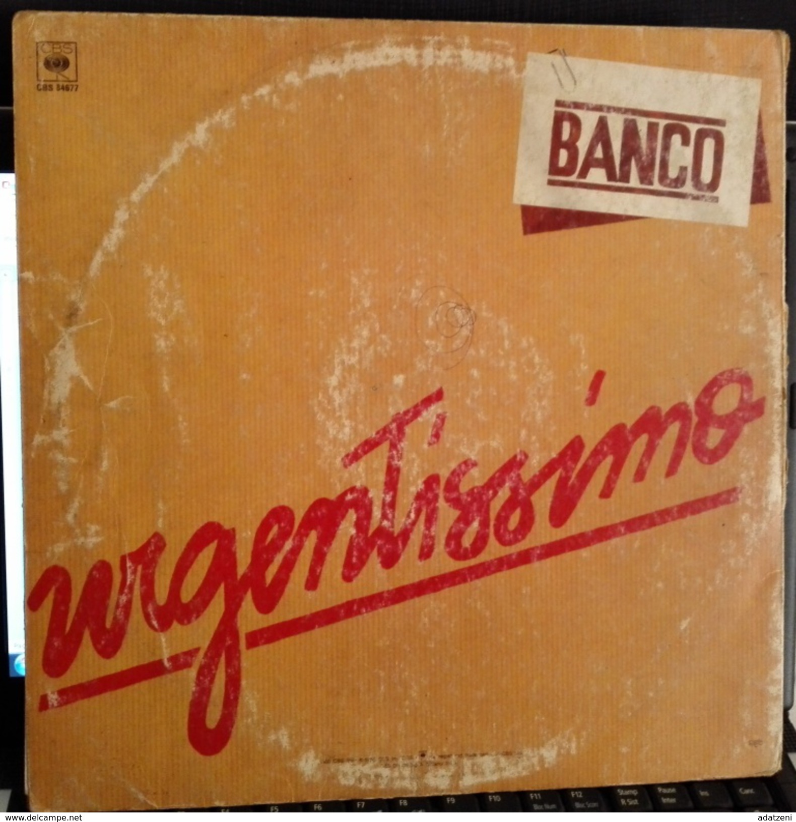 LP –URGENTISSIMO 1980 BANCO DEL MUTUO SOCCORSO - Other - Italian Music