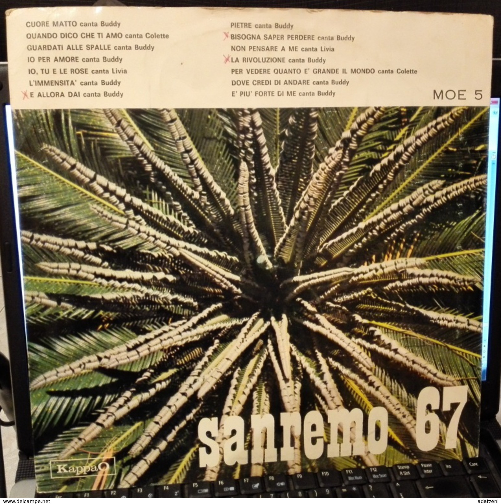 LP – SANREMO 1967 ARTISTI VARI - Sonstige - Italienische Musik