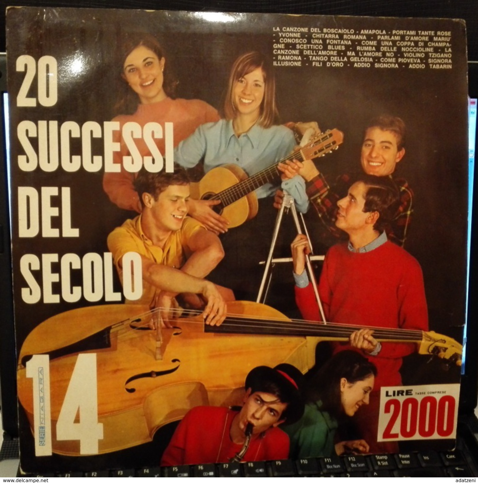 20 SUCCESSI DEL SECOLO NIAGARA 14 Disco LP TONY ARDEN GIUSY VITTORIO VITTI MARIO BATTAINI - Other - Italian Music