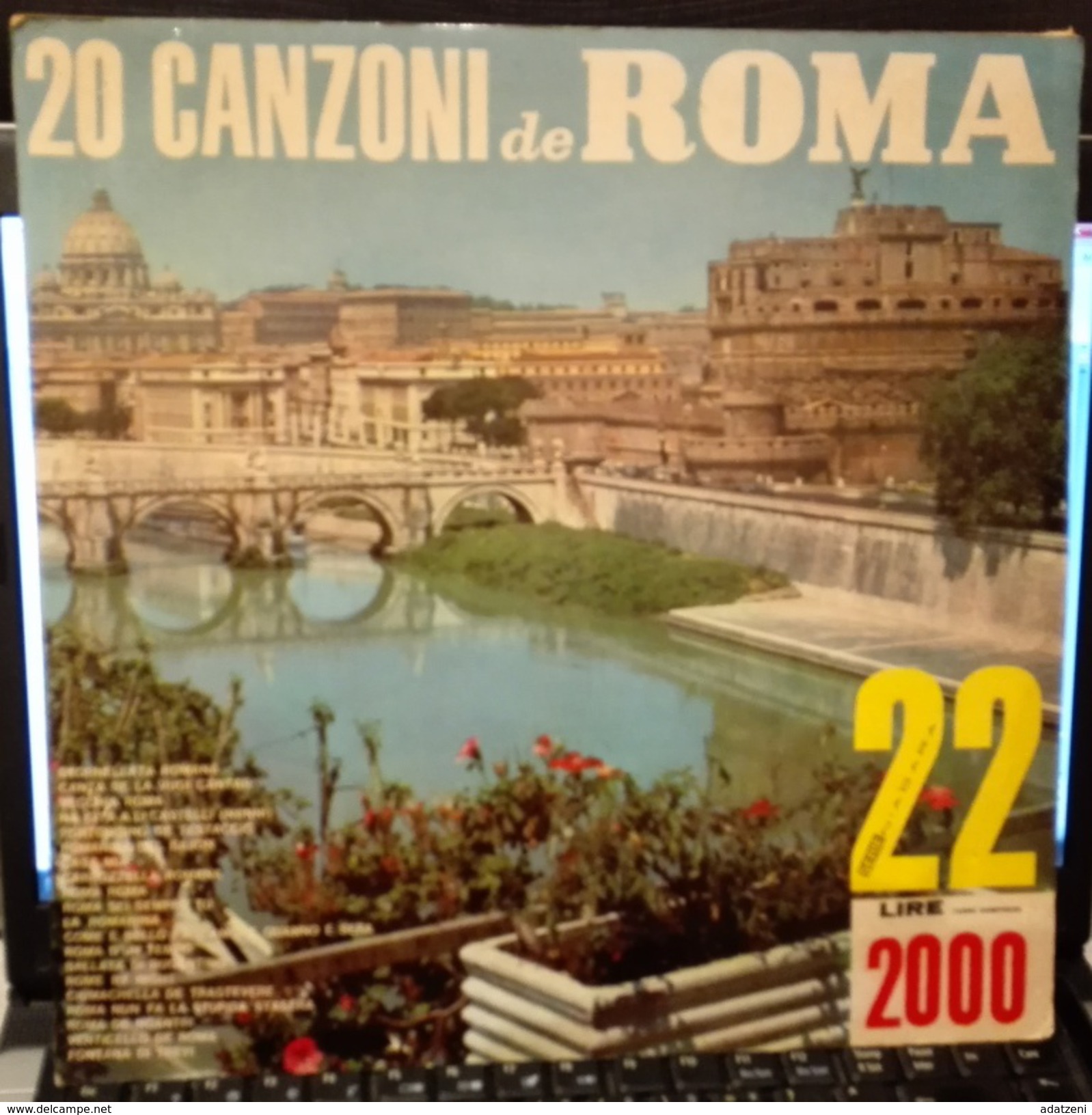 20 CANZONI DE ROMA NIAGARA 22 Disco LP ARTISTI VARI - Altri - Musica Italiana