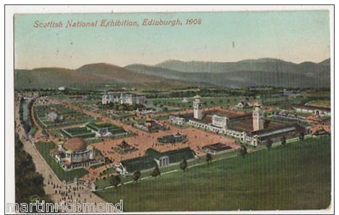 Scottish National Exhibition Edinburgh 1908 Postcard, B486 - Expositions