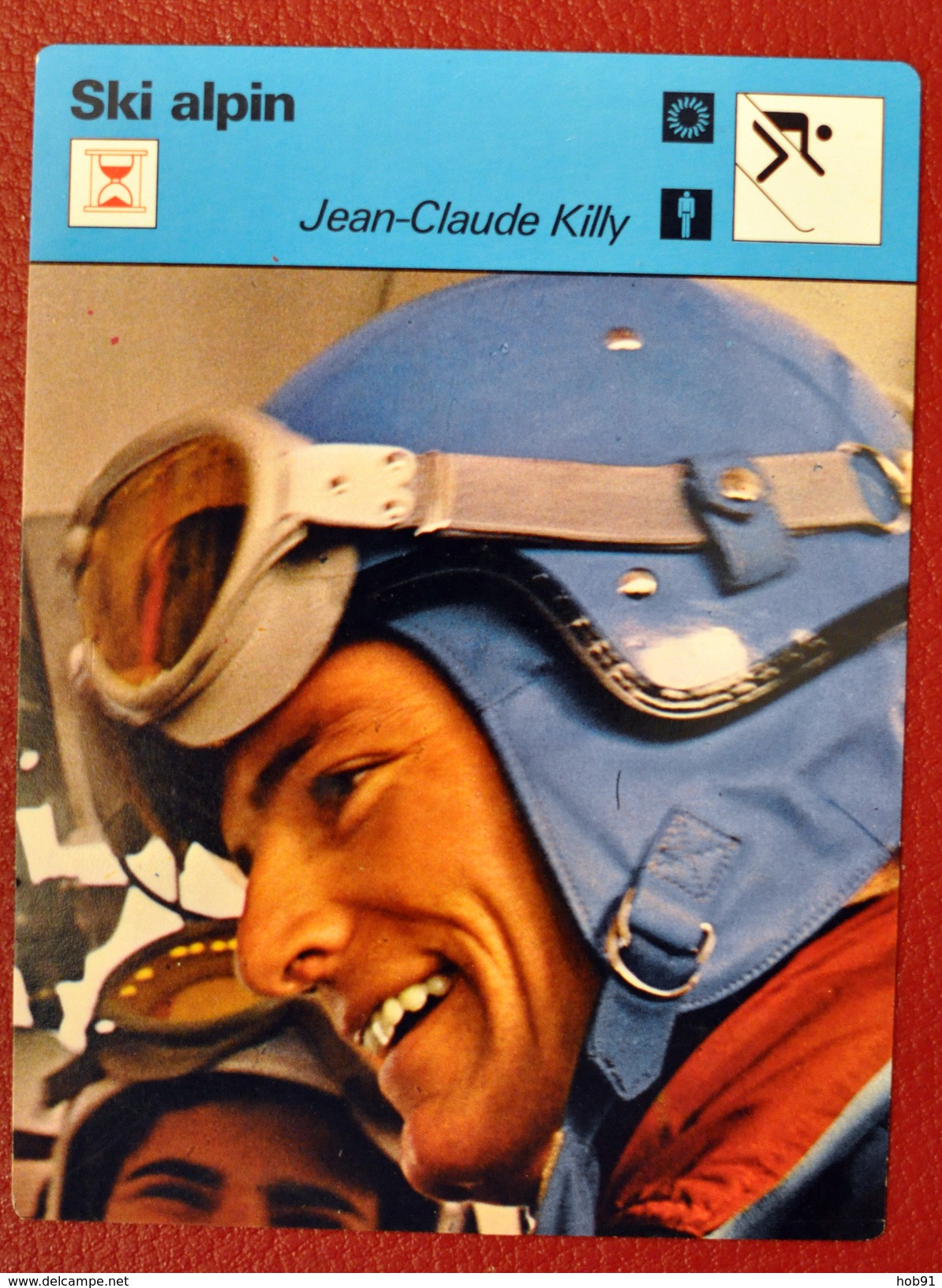 FICHE EDITION RENCONTRE 1976 SKI ALPIN JEAN CLAUDE KILLY (CL 530) - Sport