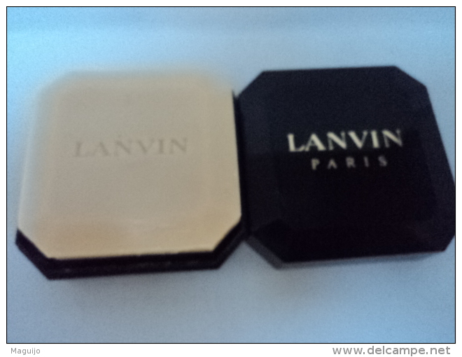 LANVIN " MINI BOITE SAVON  " PLEINE  50 Gr LIRE ET VOIR &sect;&sect; - Miniatures Femmes (sans Boite)