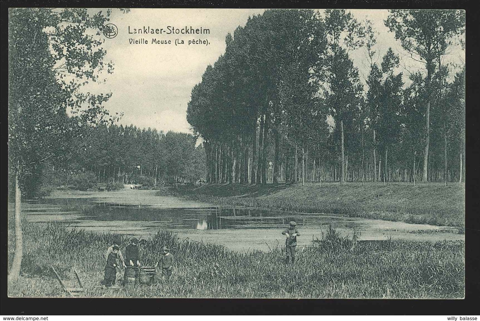 +++ CPA - LANKLAER - LANKLAAR - STOCKHEIM - STOKKEM - Vieille Meuse ( La Pêche ) - Nels  // - Dilsen-Stokkem