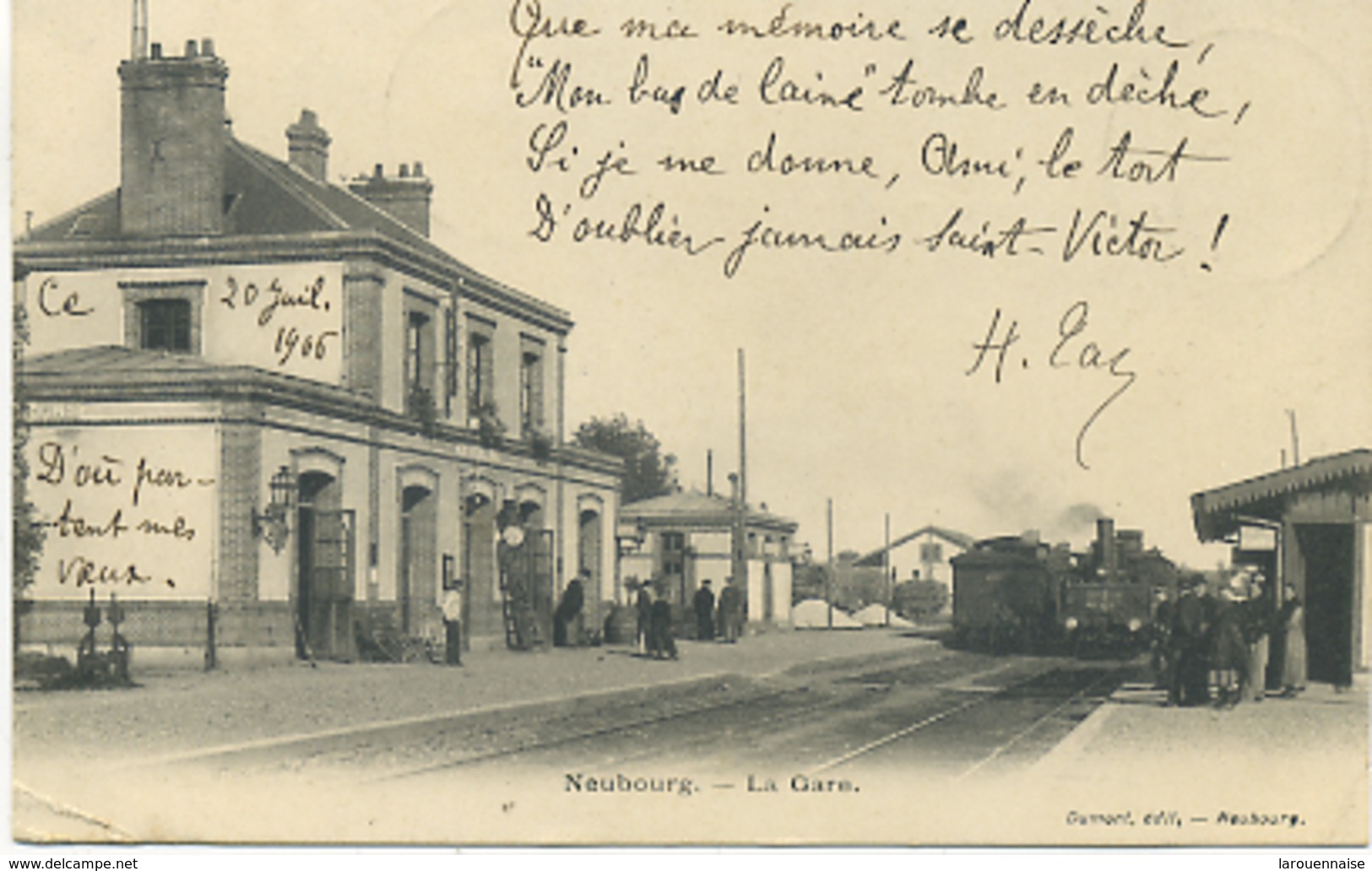 27 -Le Neubourg - La Gare. - Le Neubourg