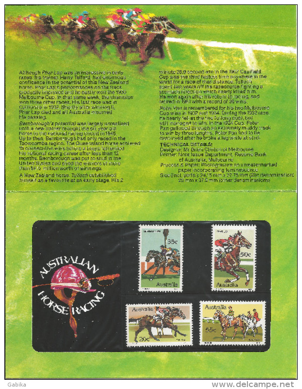 Australia 1978 Australian Horse Racing - Presentation Packs