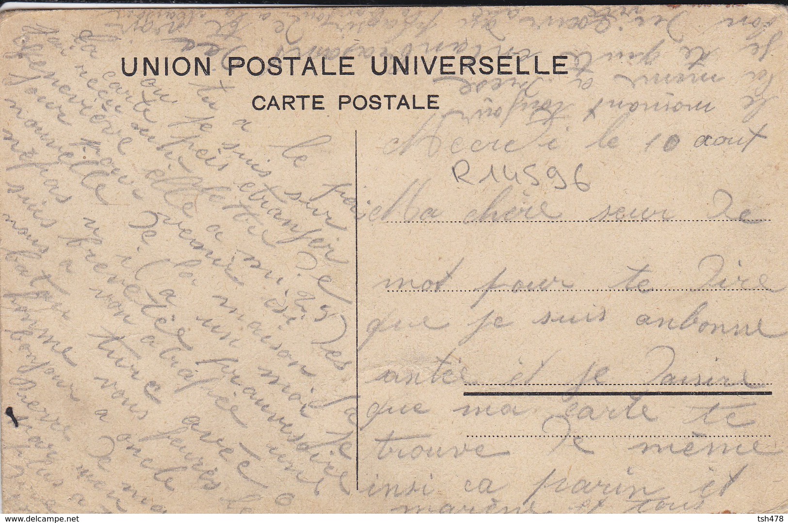 EGYPTE--vue Et Entrée Du Canal--bureau De La Compagnie--(état Très Très Moyen)-voir 2 Scans - Other & Unclassified