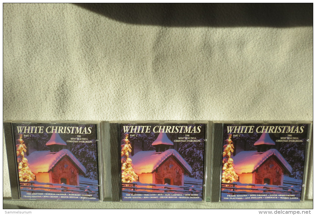 3 CD "White Christmas" The Most Beautiful Christmas Evergreens - Christmas Carols
