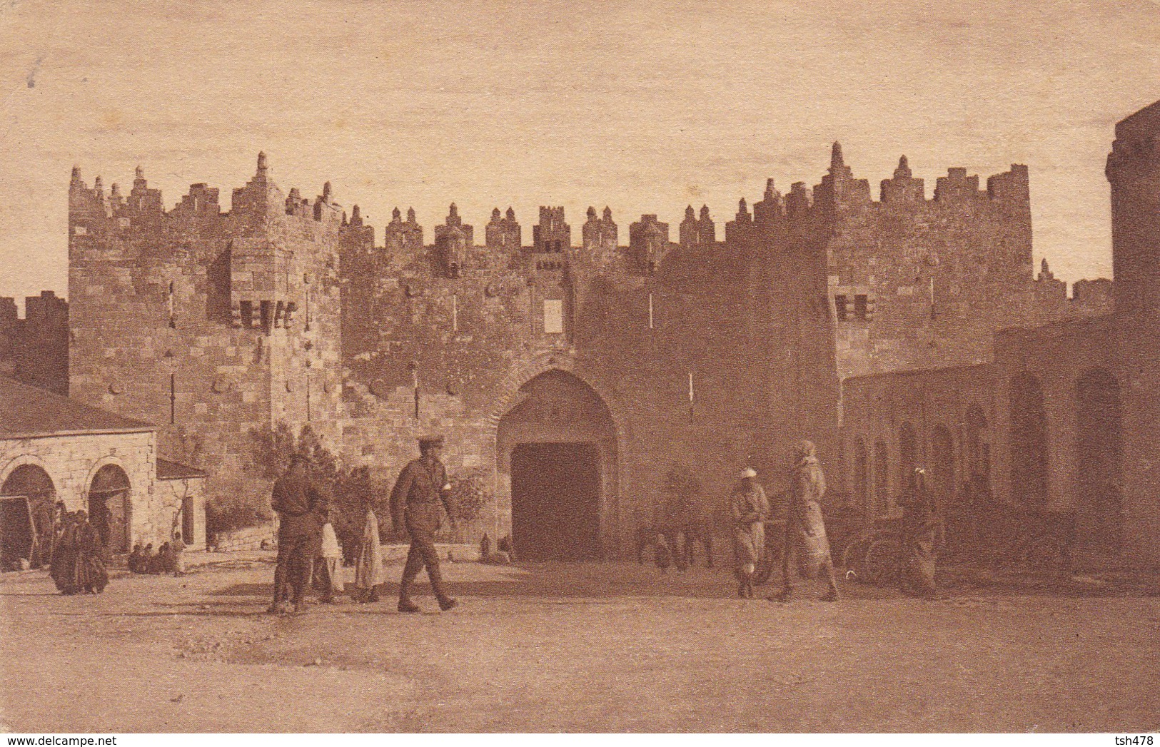 SYRIE---DAMAS--JERUSALEM---the Damascus Gate---(SOLDATS )--voir 2 Scans - Syrie